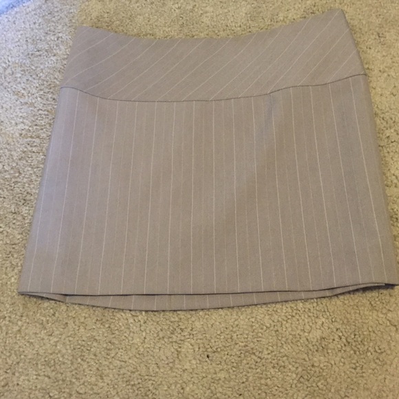 Pinstriped Ultra Mini Skirt