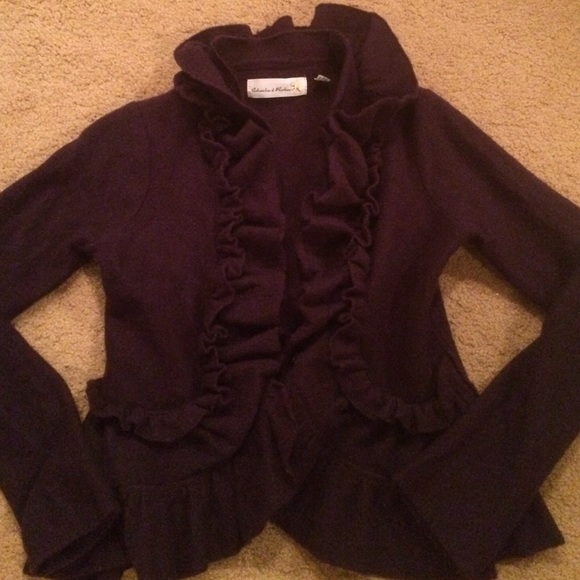 Gorgeous eggplant color Charlie and Robin Jacket