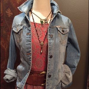 Hollister Denim Jean Jacket L