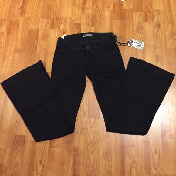 Hudson black flared jeans