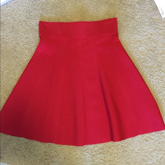 Red Mini Skirt