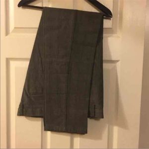 Men's plaid docker pants