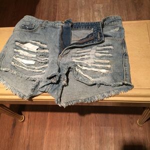Jean shorts