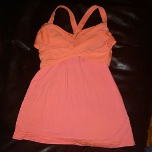 Lululemon coral tank, size 4