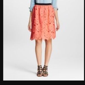 Xhilaration Floral Lace Skirt