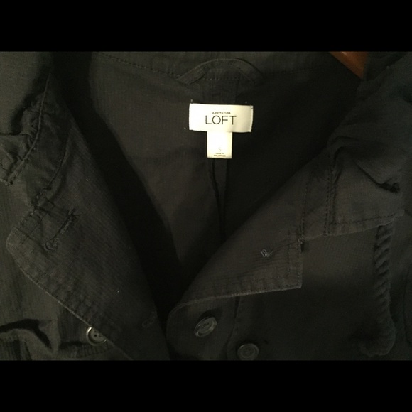 CCO Ann Taylor LOFT Navy Jacket, Spring - Picture 3 of 4