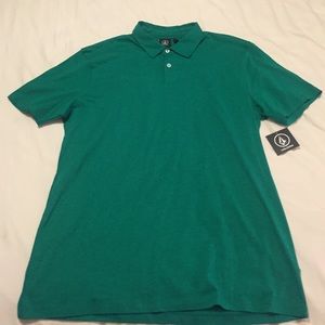 Volcom Men's Polo (Teal/Green)