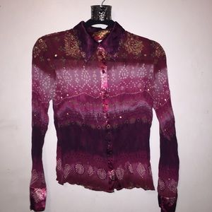 FIRE LOS ANGELES BUTTON UP