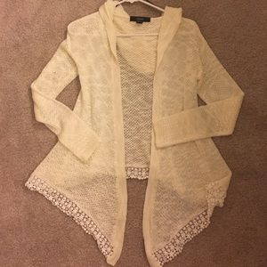 Hooded Knit Cardigan