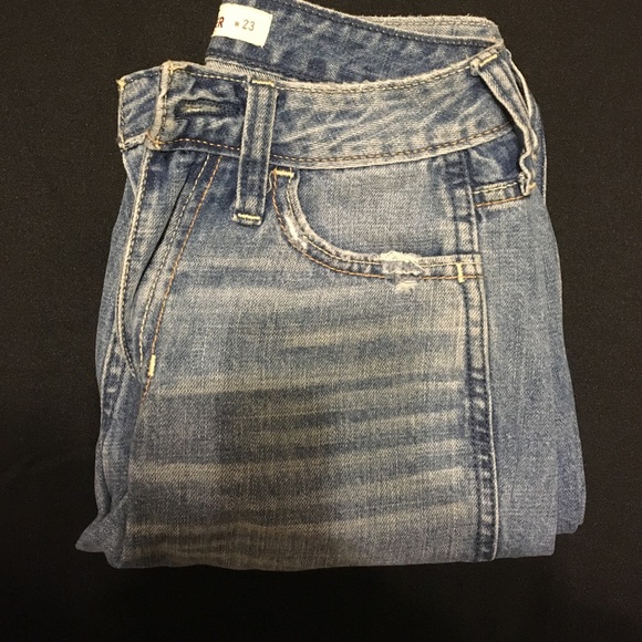 High waisted skinny jeans