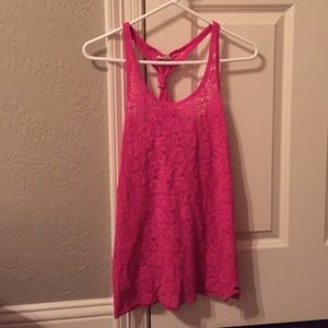 Pink tank top