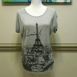 Gray Love Andrea Paris Top