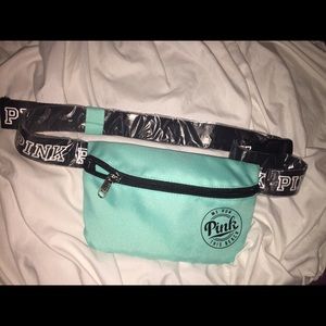 teal fanny pack Victoria's Secret PINK