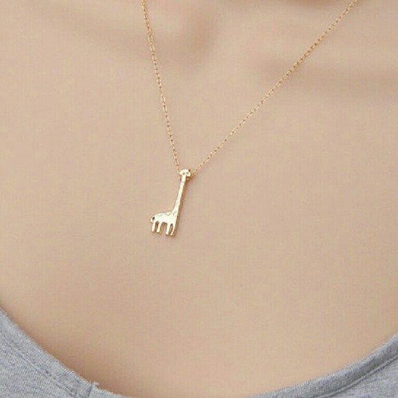 ❤️❤️Gold plated giraffe necklace - Picture 3 of 4