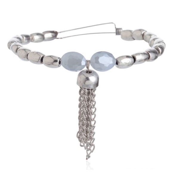 Alex & Ani Tassel Beaded Bangle - Picture 2 of 2