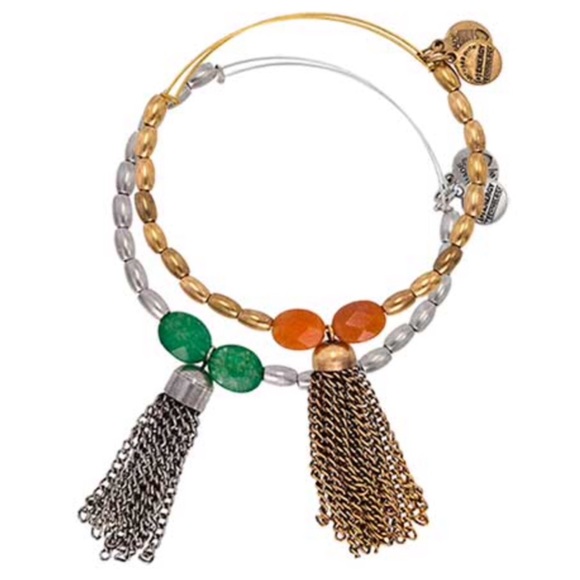 Alex & Ani Tassel Beaded Bangle - Picture 2 of 2