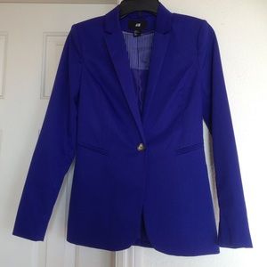 Royal Blue Blazer (size 6) H&M