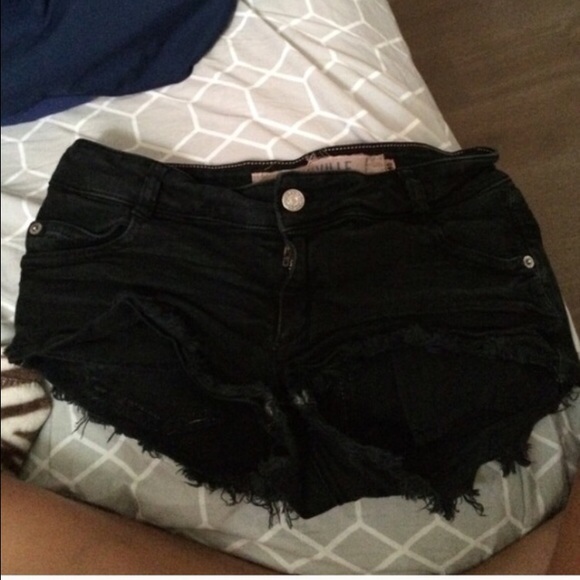 Black brandy shorts