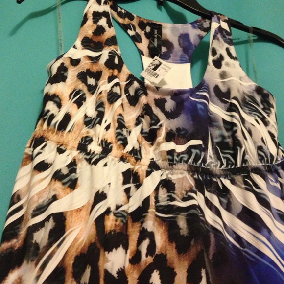 Cheetah Racerback Dress (M) - Picture 2 of 4