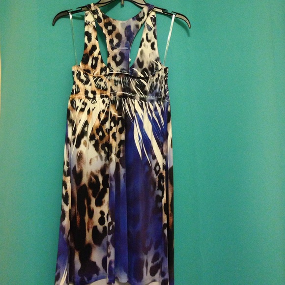 Cheetah Racerback Dress (M) - Picture 3 of 4