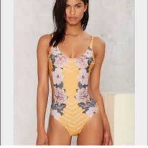Floral one piece swimsuit // MINKPINK