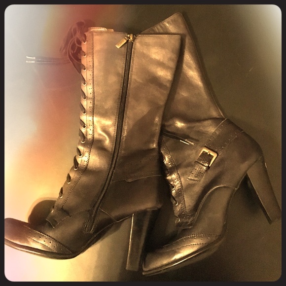 Black TriBeCa boots/heels