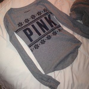PINK victorias secret long sleeve tee