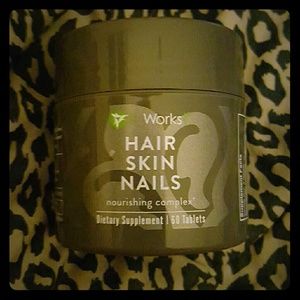 It works hair skin and nails