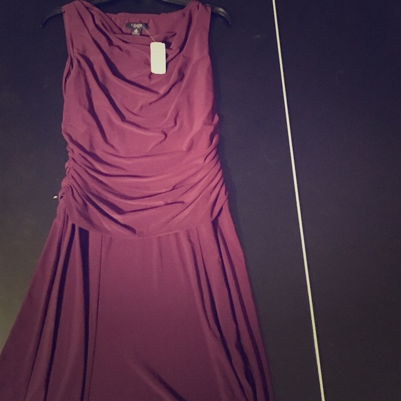 Deep purple medium chaps dress