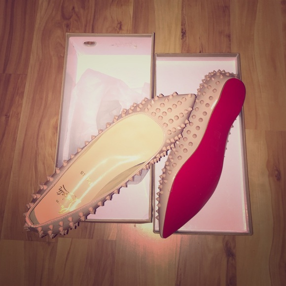 Pigale spikes flat Napa NOT Louboutin