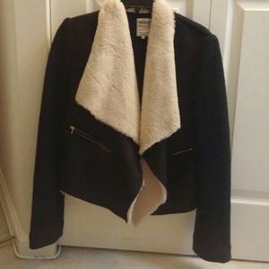 Zara Trafaluc faux fur jacket