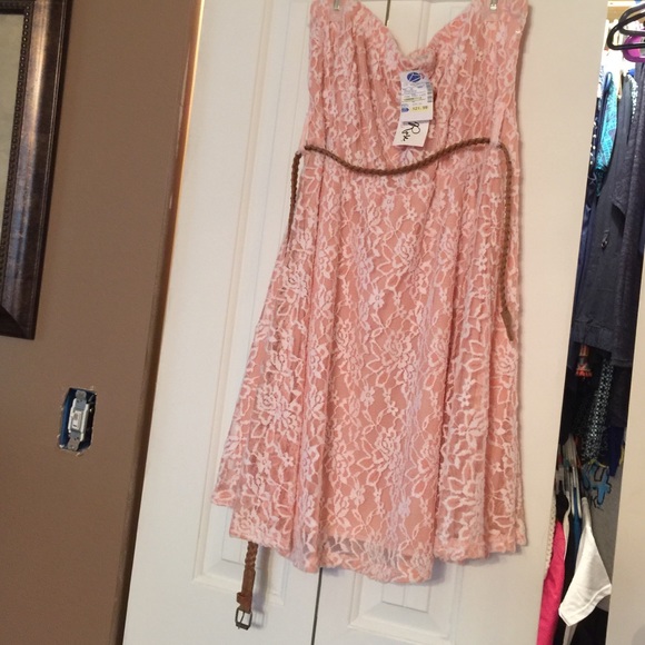 Strapless dress