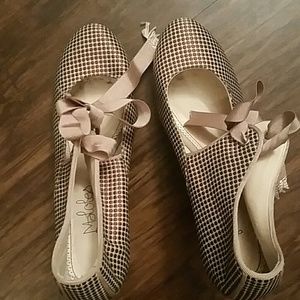 Maloles Houndstooth Wedge, size 38