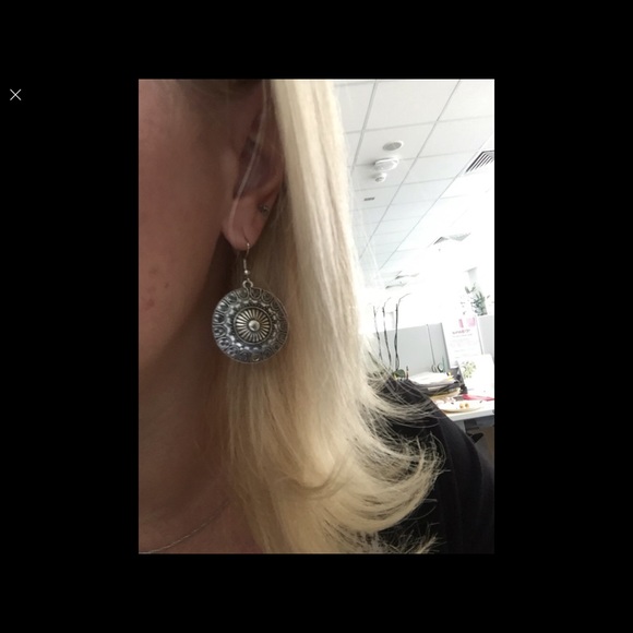 Bohemia Tibetan Silver Vintage Retro Drop Earrings - Picture 3 of 3