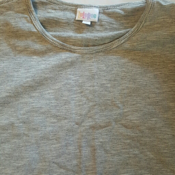 Lularoe Irma gray stripes