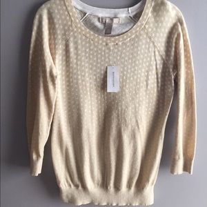 NWT Banana Republic 3/4length sleeve light sweater