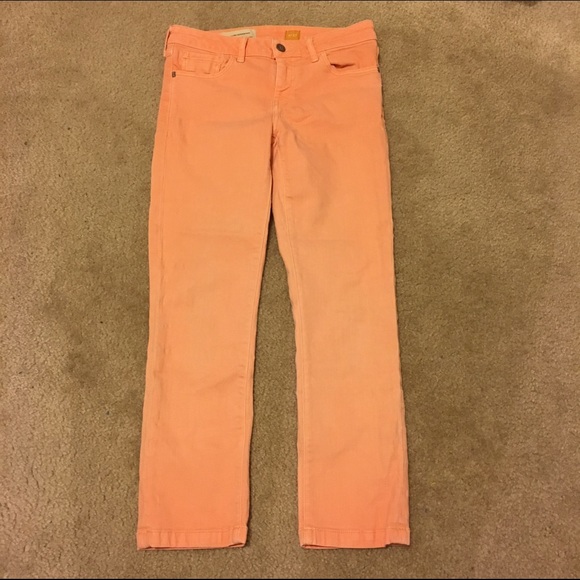 Pilcro and the Letterpress Peach Jeans Stet Fit - Picture 1 of 4
