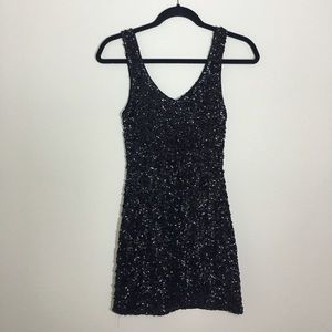 🎉Cyber Monday🎉Amber Blue Black Sequin mini Dress