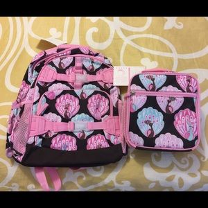 Pottery Barn backpack & lunchbox