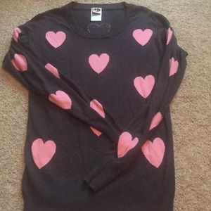 Long Sleeve Heart Sweater
