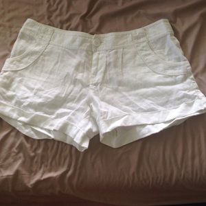White shorts