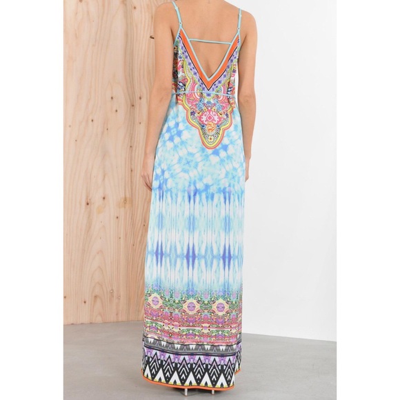 Peach Puff Maxi Dress - Picture 2 of 3