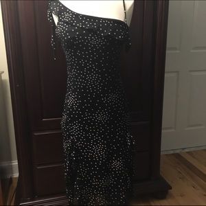 Black and white dress