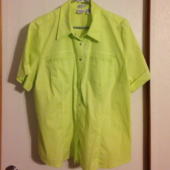 Gently used, bright top, size 18/20