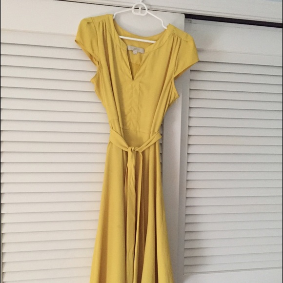 LOFT tea length dress
