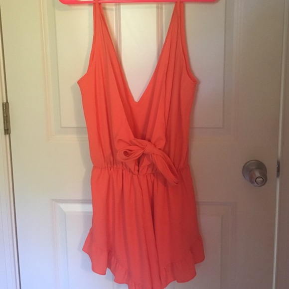 Orange romper