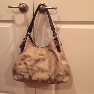 Tan Coach Purse