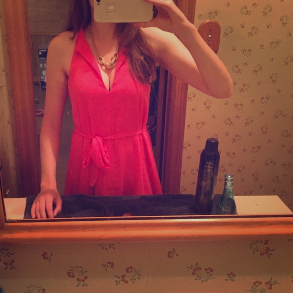 Coral pink French Connection size 0 dress