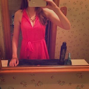 Coral pink French Connection size 0 dress