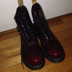 Vegan Cherry Dr. Martens cheaper on 〽️ erc